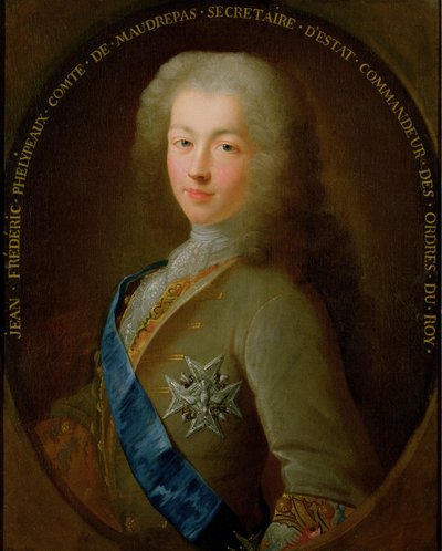 Ritratto di Jean Frederic Phelypeaux (1701-81) Conte di Maurepas da French School